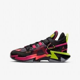 Nike Air Jordan Why Not .5 Basketsko Barn Svarte Grå Grå Mango