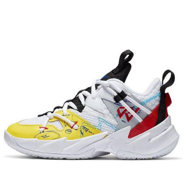 Nike Air Jordan Why Not Zer03 Se 3 Bp Joggesko Dame Hvite Gul
