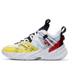 Nike Air Jordan Why Not Zer03 Se 3 Bp Joggesko Dame Hvite Gul