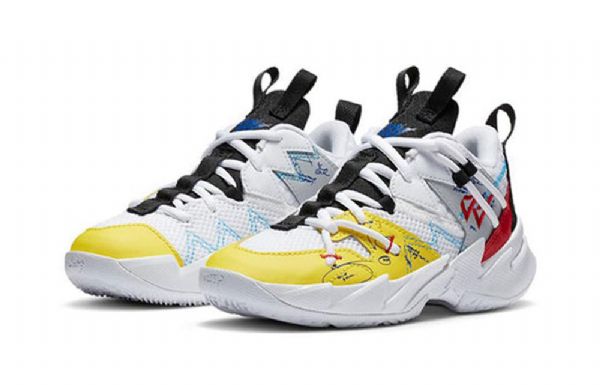 Nike Air Jordan Why Not Zer03 Se 3 Bp Joggesko Dame Hvite Gul
