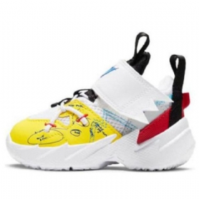 Nike Air Jordan Why Not Zer03 Se 3 Td Sko Barn Gul Hvite
