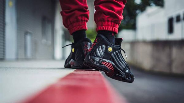 Nike Air Jordan 14 Last Shot Sko Herre Svarte