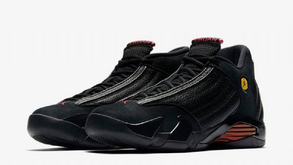 Nike Air Jordan 14 Last Shot Sko Herre Svarte