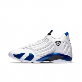 Nike Air Jordan 14 Retro Hyper Royal Sko Herre Hvite