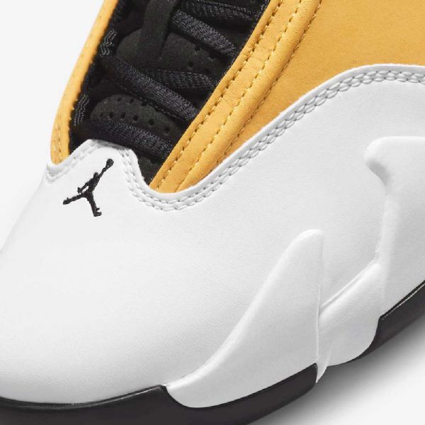 Nike Air Jordan 14 Retro Sko Herre Gul Hvite Svarte