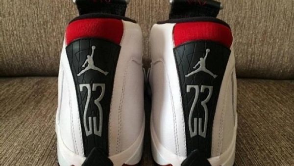 Nike Air Jordan 14 Retro Tå Sko Herre Hvite Svarte