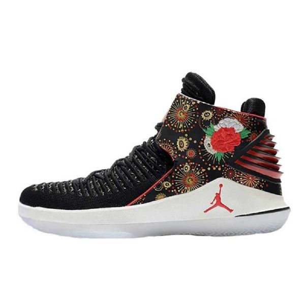 Nike Air Jordan 32 Chinese New Year Sko Herre Svarte