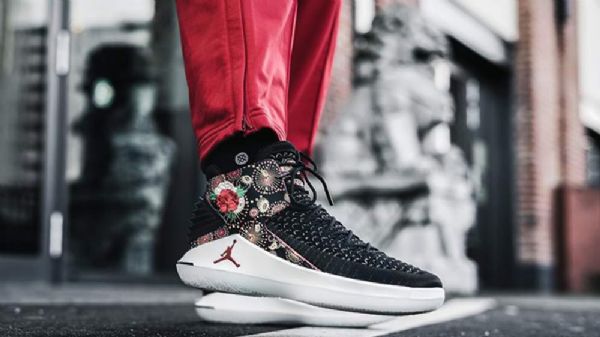 Nike Air Jordan 32 Chinese New Year Sko Herre Svarte