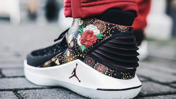 Nike Air Jordan 32 Chinese New Year Sko Herre Svarte