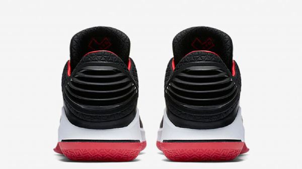 Nike Air Jordan 32 Low Tops Bred Sko Herre Svarte