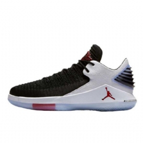 Nike Air Jordan 32 Low Tops Free Throw Line Sko Herre Svarte