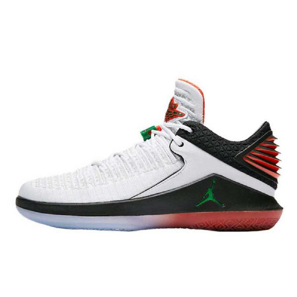 Nike Air Jordan 32 Low Tops Gatorade Like Mike Sko Herre Hvite Svarte