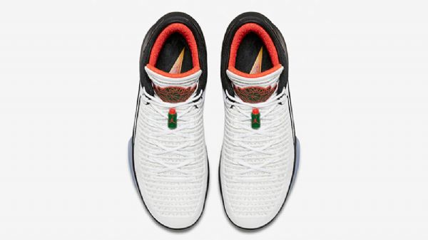 Nike Air Jordan 32 Low Tops Gatorade Like Mike Sko Herre Hvite Svarte
