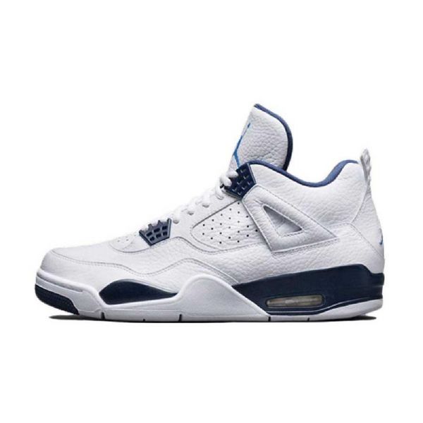 Nike Air Jordan 4 Columbia Sko Herre Hvite