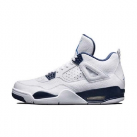 Nike Air Jordan 4 Columbia Sko Herre Hvite