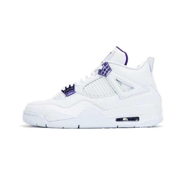 Nike Air Jordan 4 Court Sko Herre Lilla