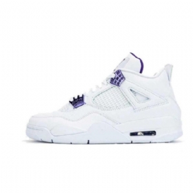 Nike Air Jordan 4 Court Sko Herre Lilla