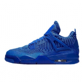 Nike Air Jordan 4 Flyknit Royal Sko Herre Kongeblå Blå