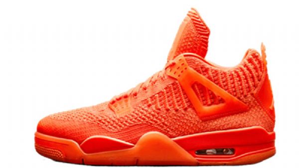 Nike Air Jordan 4 Flyknit Sko Herre Oransje