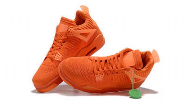 Nike Air Jordan 4 Flyknit Sko Herre Oransje