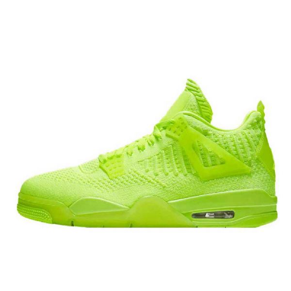 Nike Air Jordan 4 Flyknit Volt Sko Herre Grønn