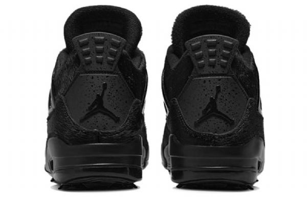 Nike Air Jordan 4 Golf Atletiske Sko Herre Svarte