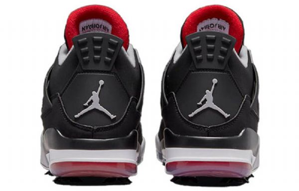 Nike Air Jordan 4 Golf Golfsko Herre Svarte Rød