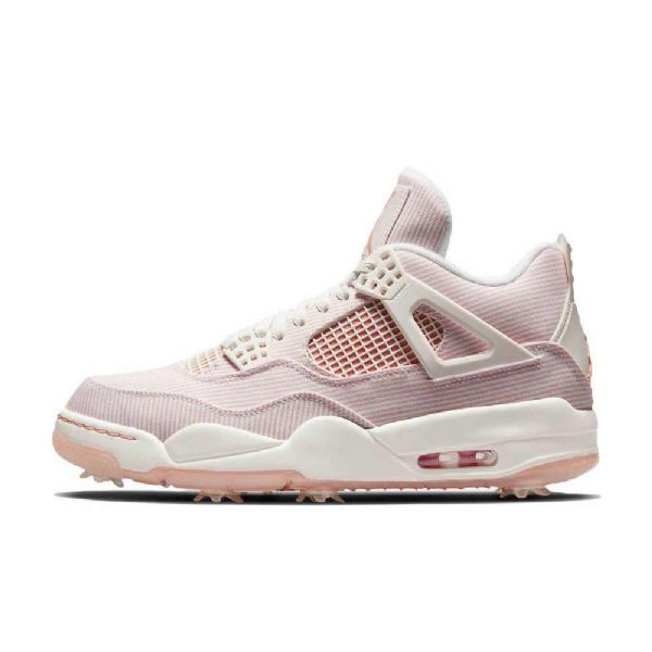Nike Air Jordan 4 Golf Nrg Apricot Agate Sko Dame Rosa