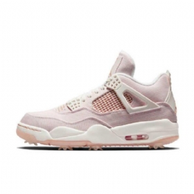 Nike Air Jordan 4 Golf Nrg Apricot Agate Sko Dame Rosa