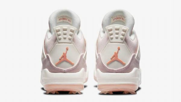 Nike Air Jordan 4 Golf Nrg Apricot Agate Sko Dame Rosa