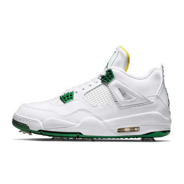 Nike Air Jordan 4 Golf Sko Dame Grønn Hvite