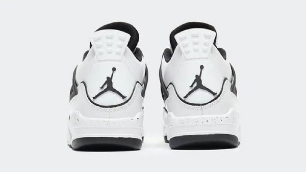 Nike Air Jordan 4 Gs Diy Sko Dame Hvite