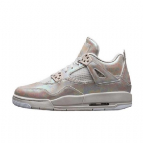 Nike Air Jordan 4 Gs Pearl Sko Herre Sølv