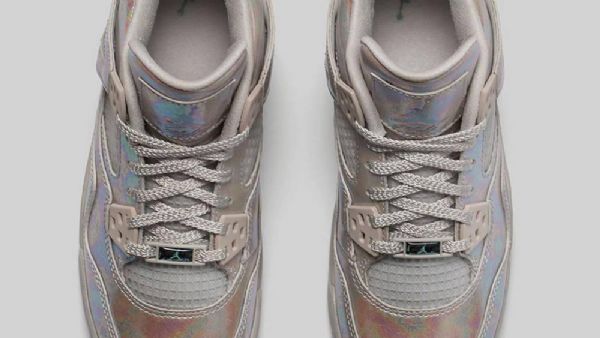 Nike Air Jordan 4 Gs Pearl Sko Herre Sølv