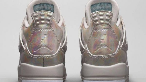 Nike Air Jordan 4 Gs Pearl Sko Herre Sølv