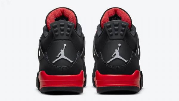 Nike Air Jordan 4 Gs Thunder Sko Dame Svarte Rød