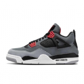 Nike Air Jordan 4 Infrared Sko Herre Grå