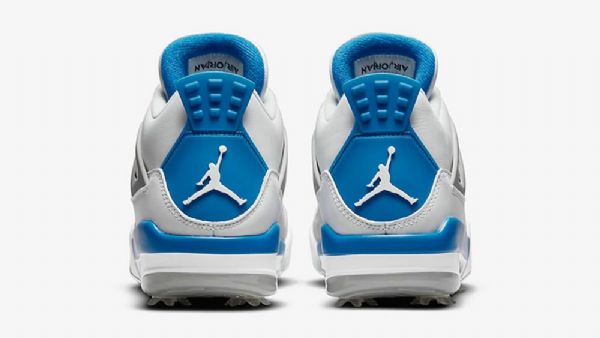 Nike Air Jordan 4 Military Golf Sko Dame Blå