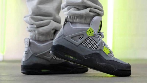 Nike Air Jordan 4 Neon Air Max 95 Sko Dame Grå