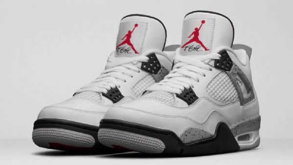 Nike Air Jordan 4 Og Sko Herre Hvite
