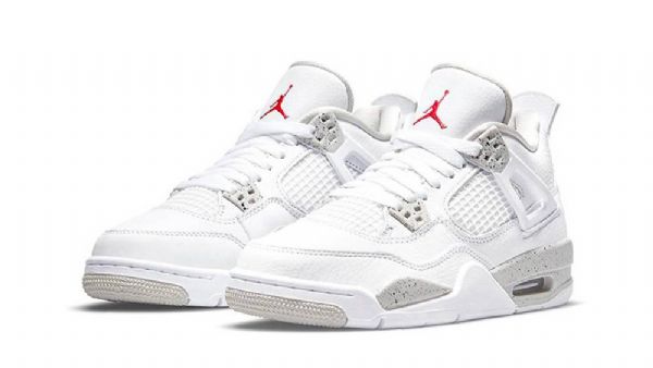 Nike Air Jordan 4 Oreo Sko Dame Hvite