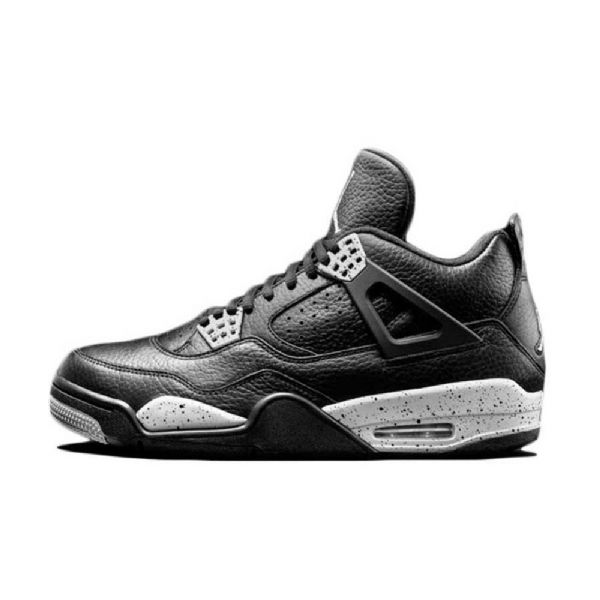 Nike Air Jordan 4 Oreo Sko Herre Svarte