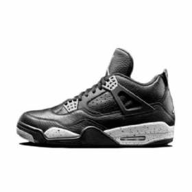 Nike Air Jordan 4 Oreo Sko Herre Svarte