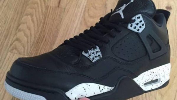 Nike Air Jordan 4 Oreo Sko Herre Svarte