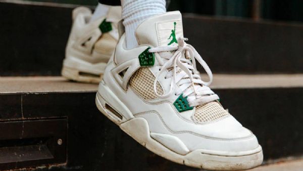 Nike Air Jordan 4 Pack Sko Dame Grønn