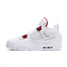 Nike Air Jordan 4 Pack Sko Dame Hvite Rød