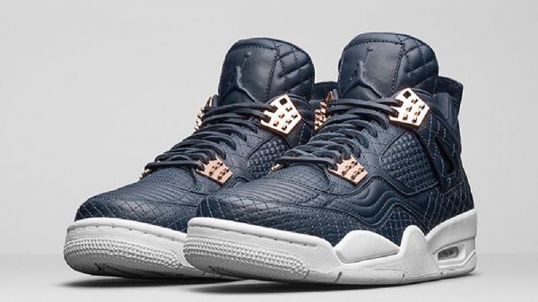Nike Air Jordan 4 Pinnacle Obsidian Sko Herre Marineblå Blå