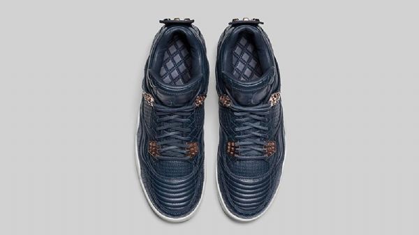 Nike Air Jordan 4 Pinnacle Obsidian Sko Herre Marineblå Blå
