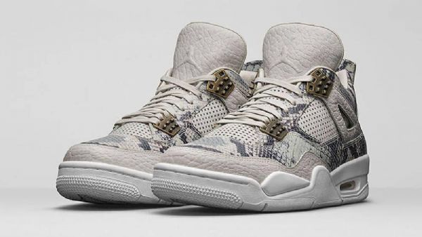 Nike Air Jordan 4 Premium Sko Herre Grå