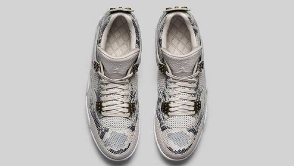 Nike Air Jordan 4 Premium Sko Herre Grå